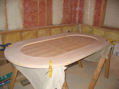 Workshop photo for step 3: Dry-Fit the Table Layers